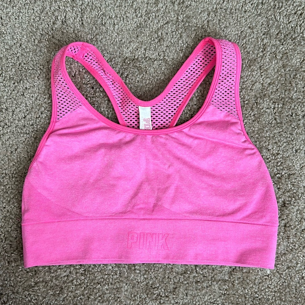PINK Sports Bra (hot pink)